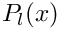 $ P_l(x) $